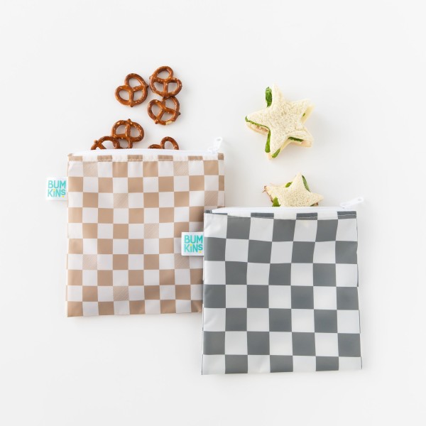 Reusable snack bag - large (2 pack) - Double Check