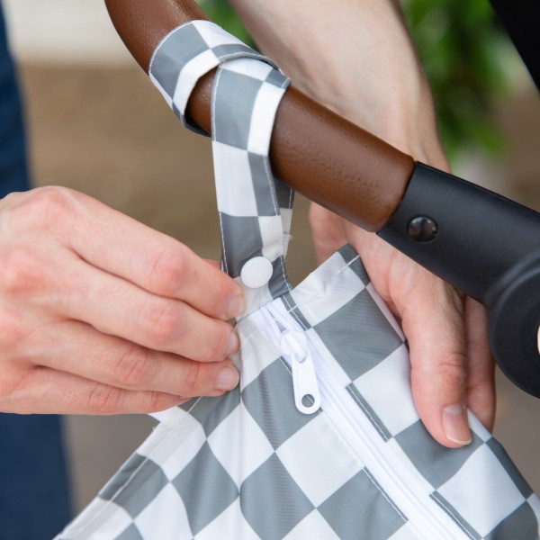 Wet bag - Charcoal Check