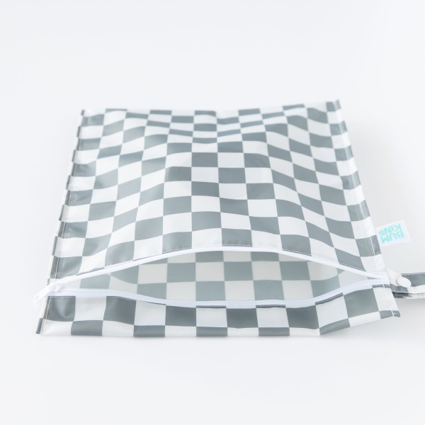 Wet bag - Charcoal Check