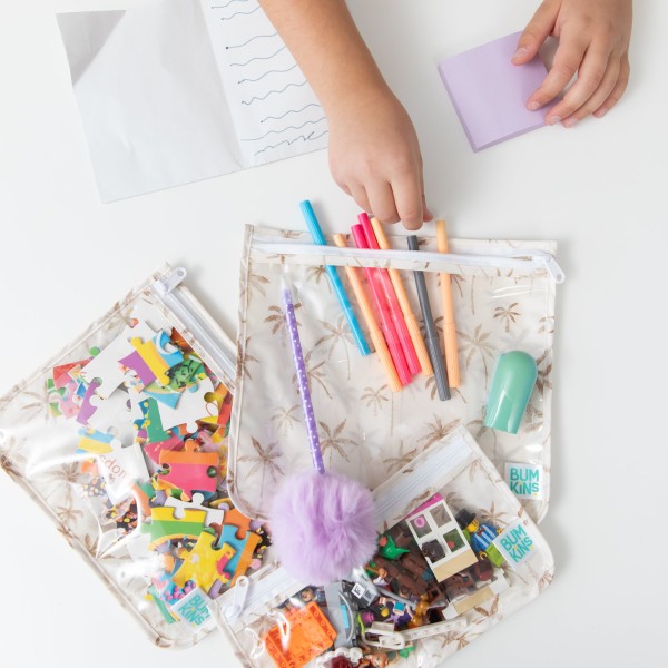 Sacs de voyage à devant transparent (3 paquet) - Palm Daze