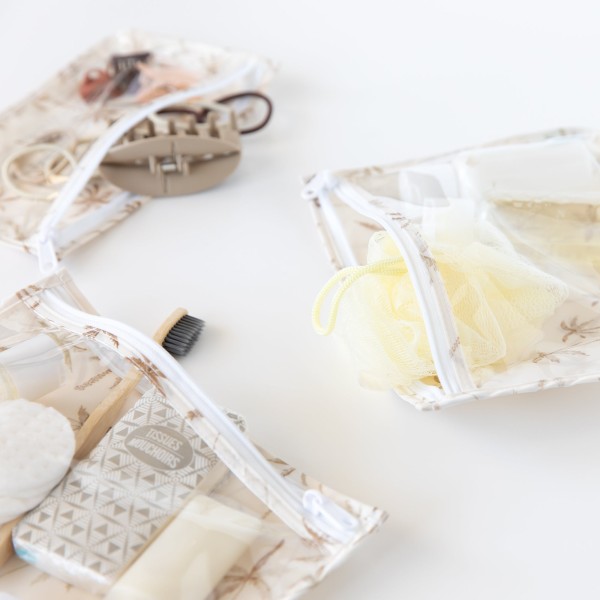 Sacs de voyage à devant transparent (3 paquet) - Palm Daze