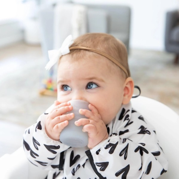 Siliconen startbeker - Grey Jelly