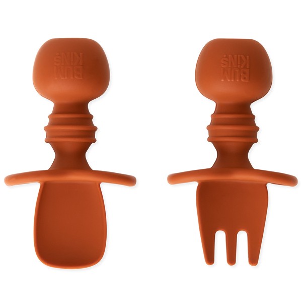 Chewtensils® Cubiertos de Silicona - Arcilla