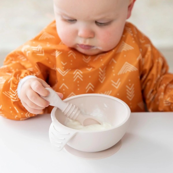Silicone First Feeding Set - Sand