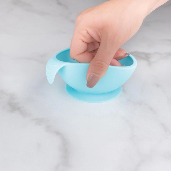 Silicone first feeding set - Blue