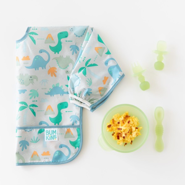 Siliconen eerste baby eetset - Groen Jelly