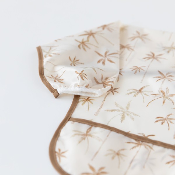 Sleeved bib - Palm Daze