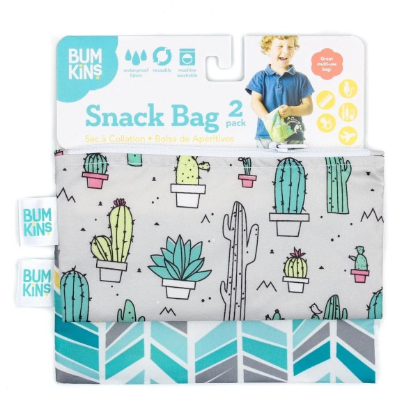 Bolsa para Snacks - Pequeño (2 paquete) - Quill & Cacti