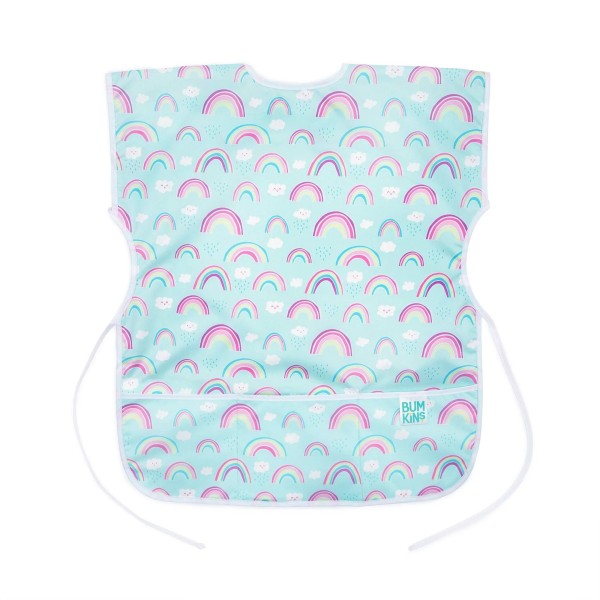 Short-sleeved art smock - Rainbows