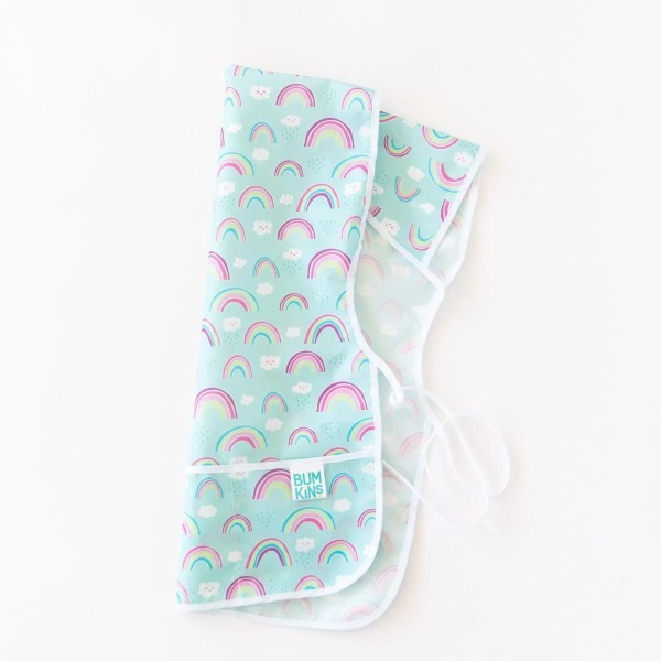 Short-sleeved art smock - Rainbows