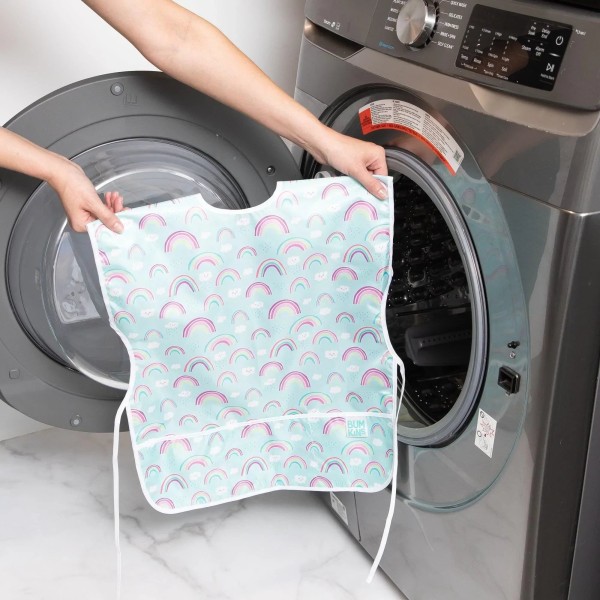 Short-sleeved art smock - Rainbows