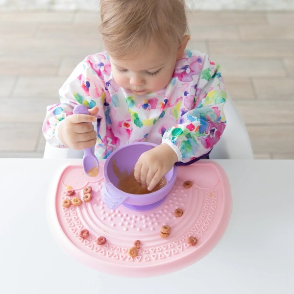 Bavoir à Manches - 6-24 mois - Watercolor