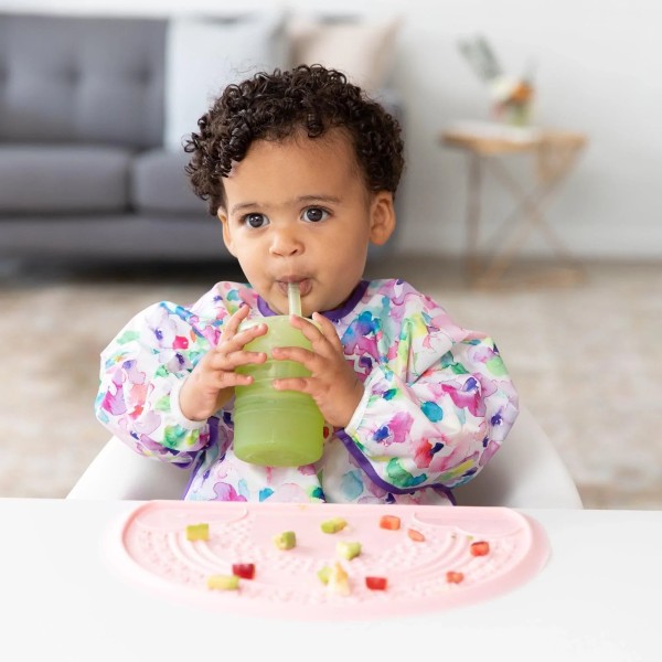 Bavoir à Manches - 6-24 mois - Watercolor