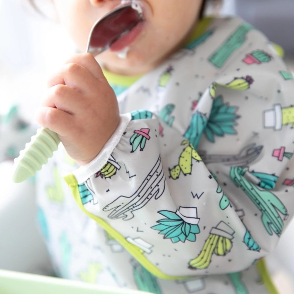 Babero con Mangas - 6-24 meses - Cacti