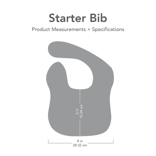 Starter bib (2 pack) - Rainbows & Unicorns