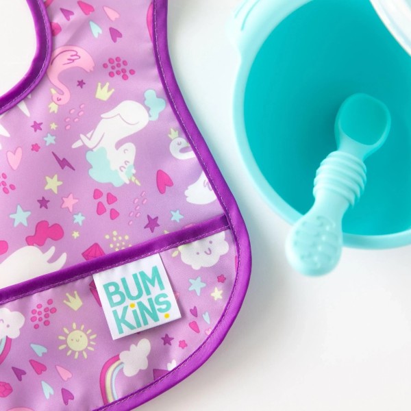 Starter bib (2 pack) - Rainbows & Unicorns