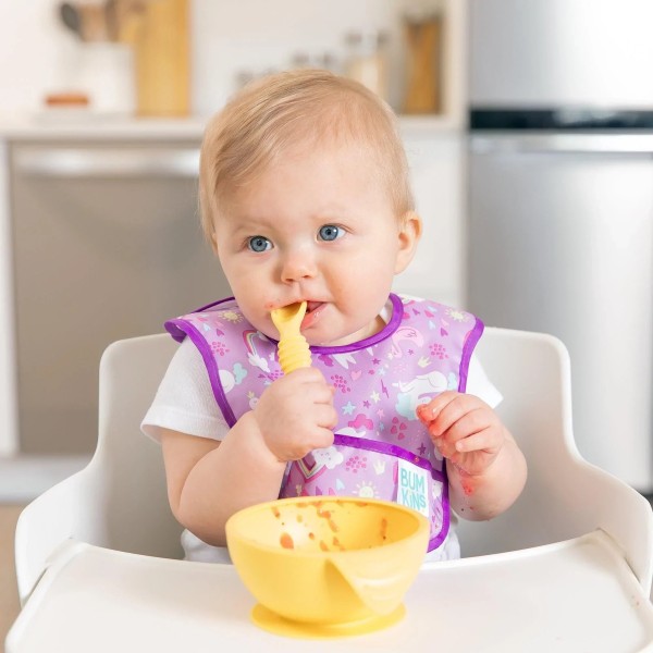 Starter bib (2 pack) - Rainbows & Unicorns