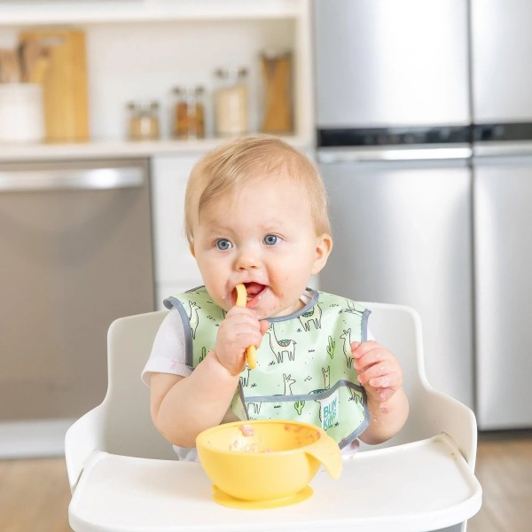 Starter Bib Baberos de Inicicación - 3-9 meses (2 paquete) - Cacti & Llamas