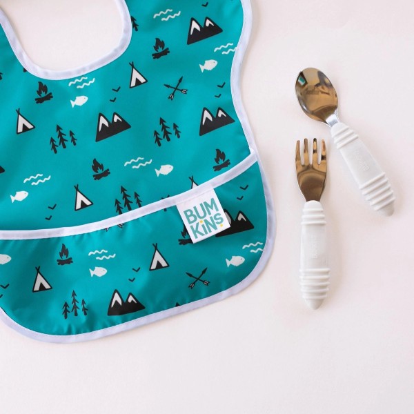 SuperBib® Bavoir pour Bébé - 6-24 mois (3 paquet) - Feed Me Bear, Wildlife, Outdoors