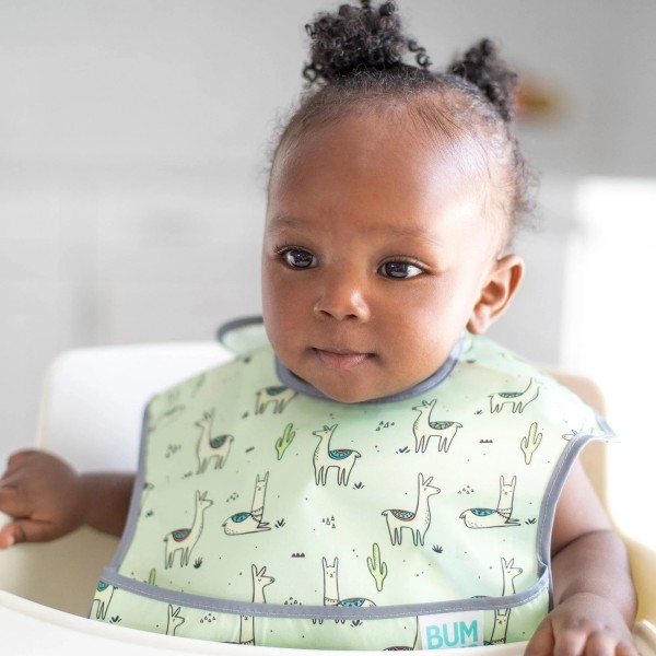 SuperBib® Babero para Bebés - 6-24 meses (3 paquete) - No Prob-Llama, Llamas, Cacti