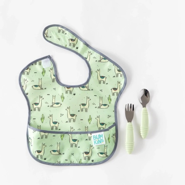 SuperBib® Babero para Bebés - 6-24 meses (3 paquete) - No Prob-Llama, Llamas, Cacti