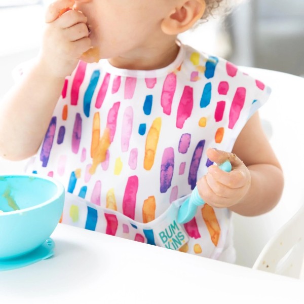 SuperBib® Baby-Lätzchen - 6-24 Monate (3er-Pack) - Wild & Free, Watercolor, Brush Strokes