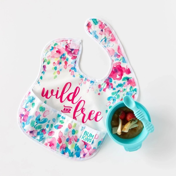 SuperBib® Baby-Lätzchen - 6-24 Monate (3er-Pack) - Wild & Free, Watercolor, Brush Strokes