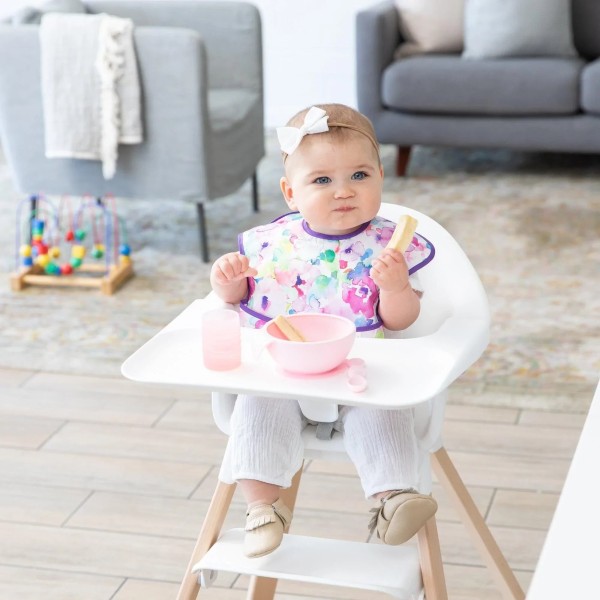 SuperBib® Baby-Lätzchen - 6-24 Monate (3er-Pack) - Wild & Free, Watercolor, Brush Strokes