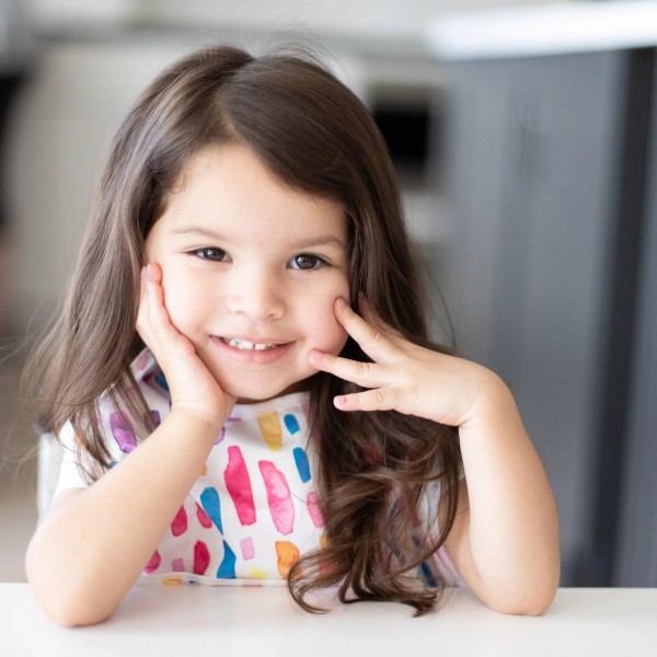 SuperBib® Baby-Lätzchen - 6-24 Monate (3er-Pack) - Wild & Free, Watercolor, Brush Strokes