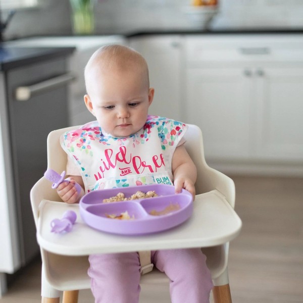 SuperBib® Baby-Lätzchen - 6-24 Monate (3er-Pack) - Wild & Free, Watercolor, Brush Strokes