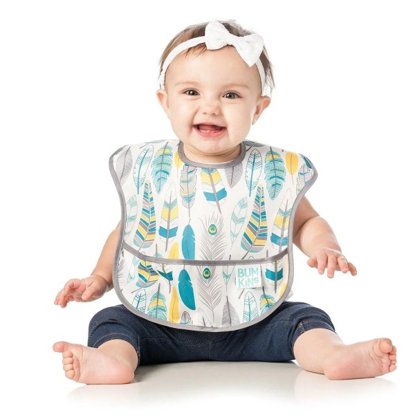 SuperBib® Baby Slab - 6-24 maanden (3 stuks) - Feathers, Arrow, Quill