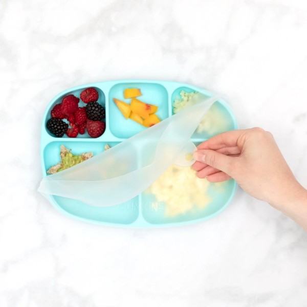 Silicone Stretch Lid for 5 Section Dish - Transparent