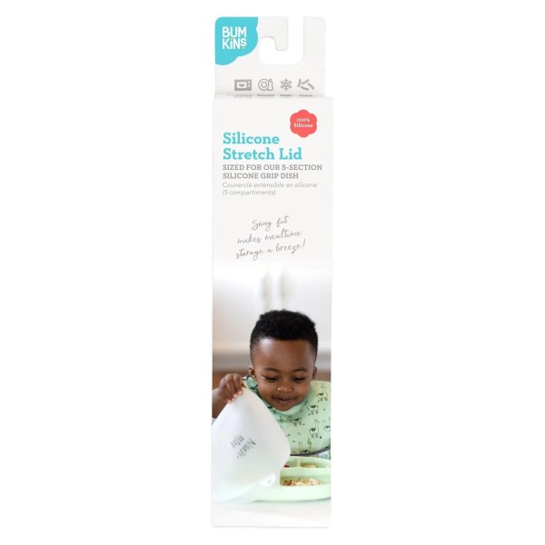 Silicone Stretch Lid for 5 Section Dish - Transparent