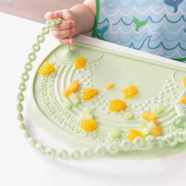 Sensorische Tischset aus Silikon - Salbei