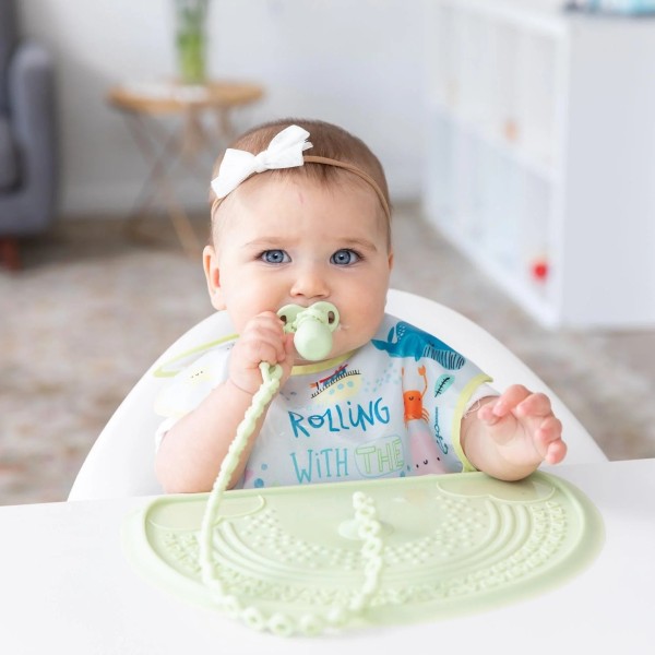 Sensorische Tischset aus Silikon - Salbei