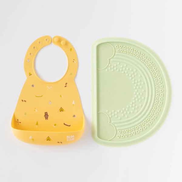 Sensorische Tischset aus Silikon - Salbei