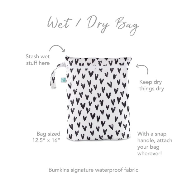 Wet/dry bag - Hearts