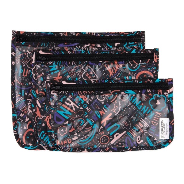 Reistasjes met Doorzichtig Venster (3 stuks) - Channel Kindness