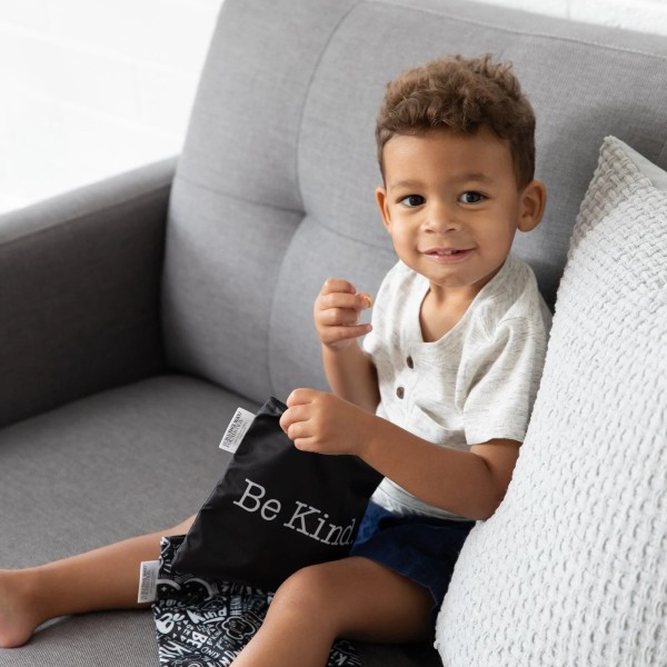 Herbruikbaar snackzakje - large (2 stuks) - Be Kind