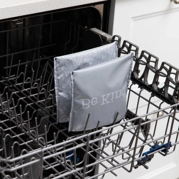 Herbruikbaar snackzakje - large (2 stuks) - Be Kind