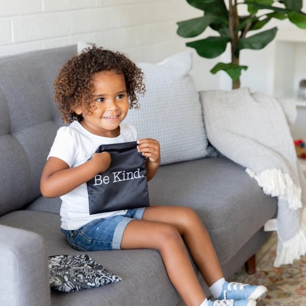 Herbruikbaar snackzakje - large (2 stuks) - Be Kind