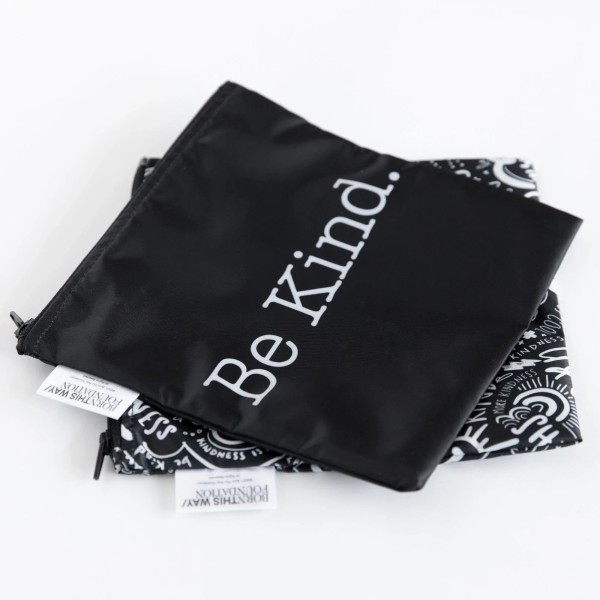 Herbruikbaar snackzakje - large (2 stuks) - Be Kind