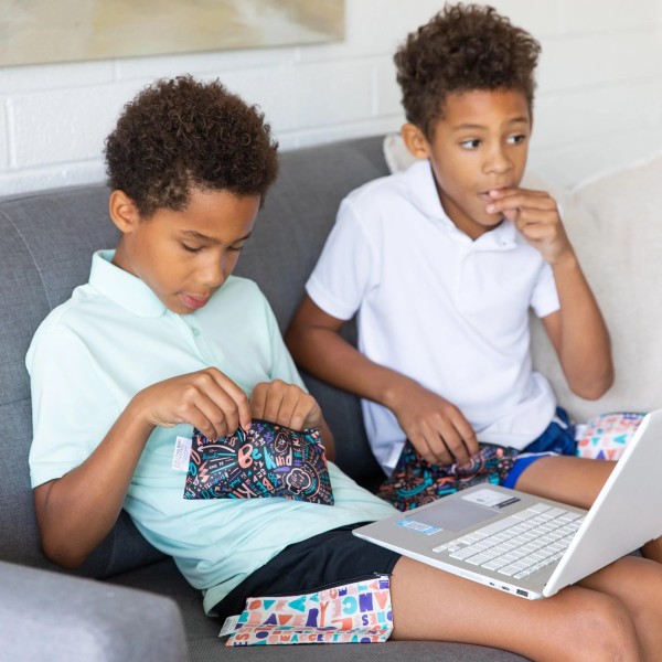 Herbruikbaar snackzakje - small (2 stuks) - Channel Kindness & Elements of Kindness