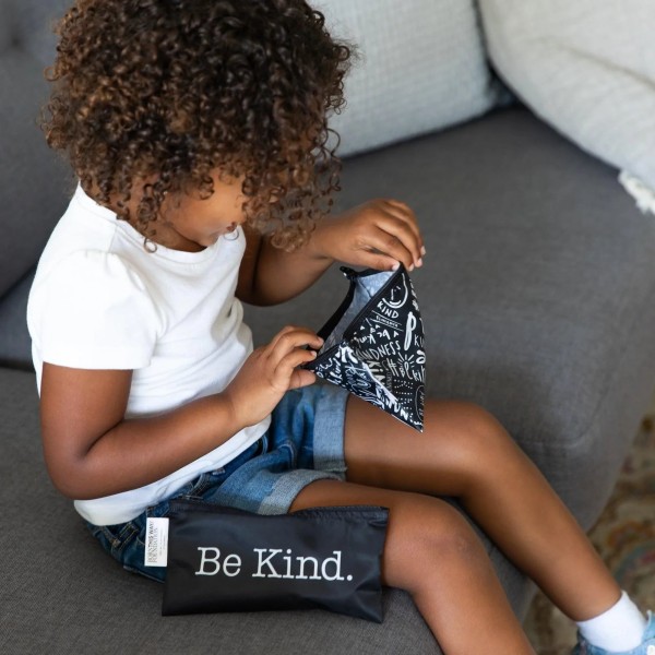 Reusable snack bag - small (2 pack) - Be Kind