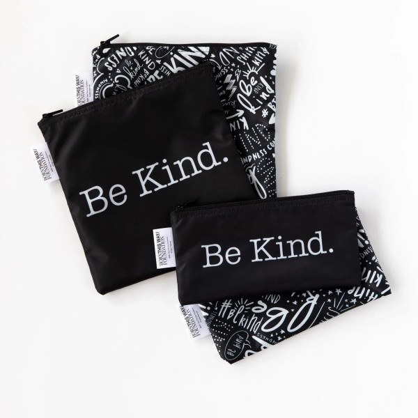 Reusable snack bag - small (2 pack) - Be Kind