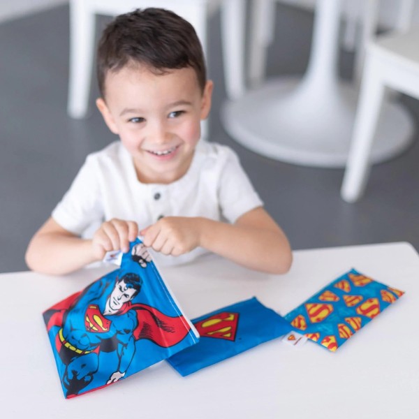 Sac à Collations (lot de 3) - Superman
