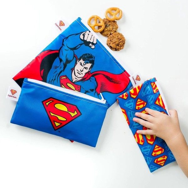 Sac à Collations (lot de 3) - Superman