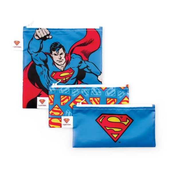 Sac à Collations (lot de 3) - Superman
