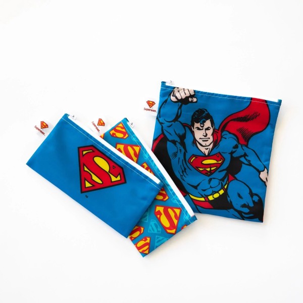 Sac à Collations (lot de 3) - Superman
