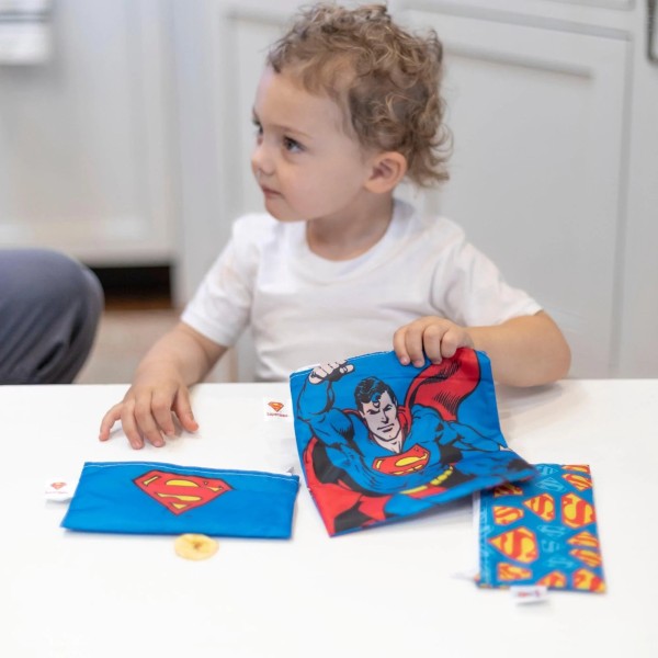 Sac à Collations (lot de 3) - Superman